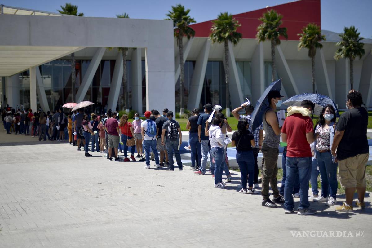 Se agotan vacunas contra COVID-19 para el día de hoy en todos los módulos de Saltillo