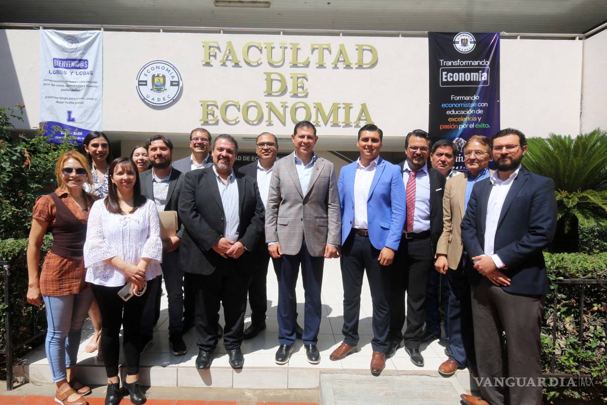 $!El acuerdo surge de un proyecto gestado desde tiempo atrás a partir de reuniones entre la UAdeC y el Colegio de Economistas.