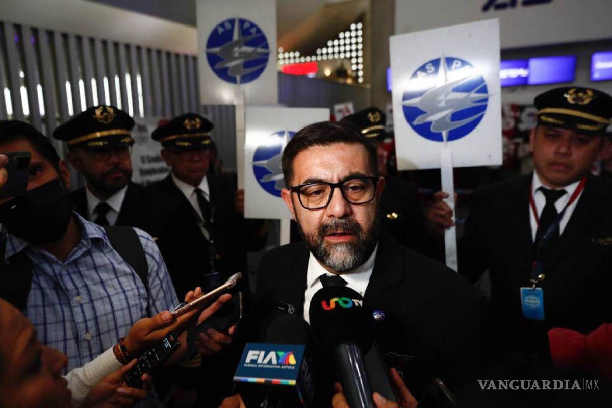 $!José Humberto Gual, secretario general de la ASPA, informó sobre la huelga.