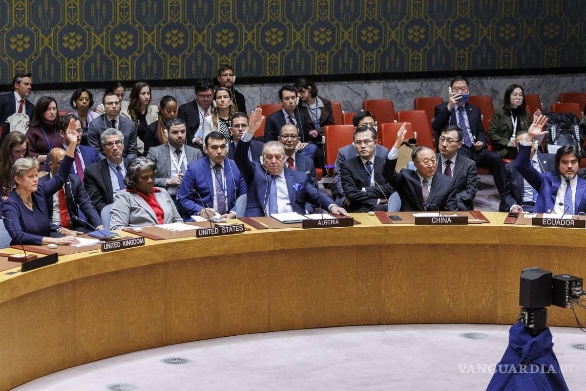 Aprueba el Consejo de Seguridad de la ONU llamamiento a un alto el fuego en Gaza