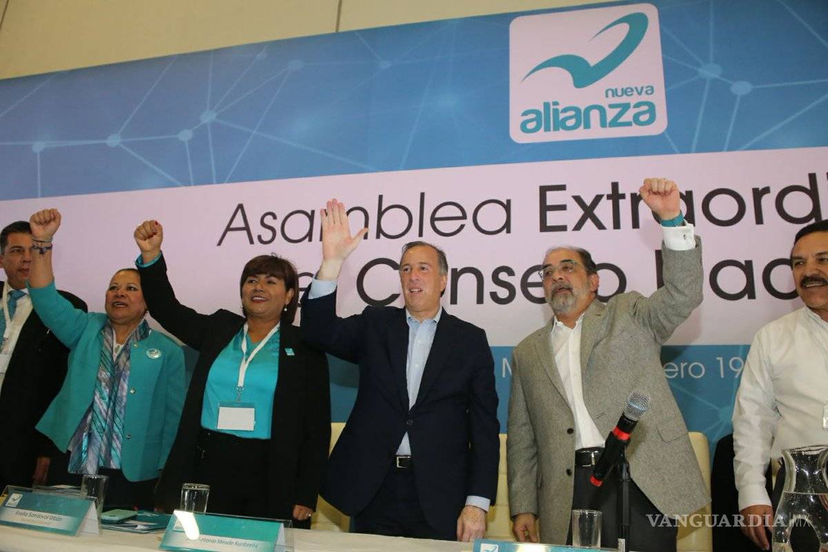 Nueva Alianza confirma a Meade como su candidato presidencial