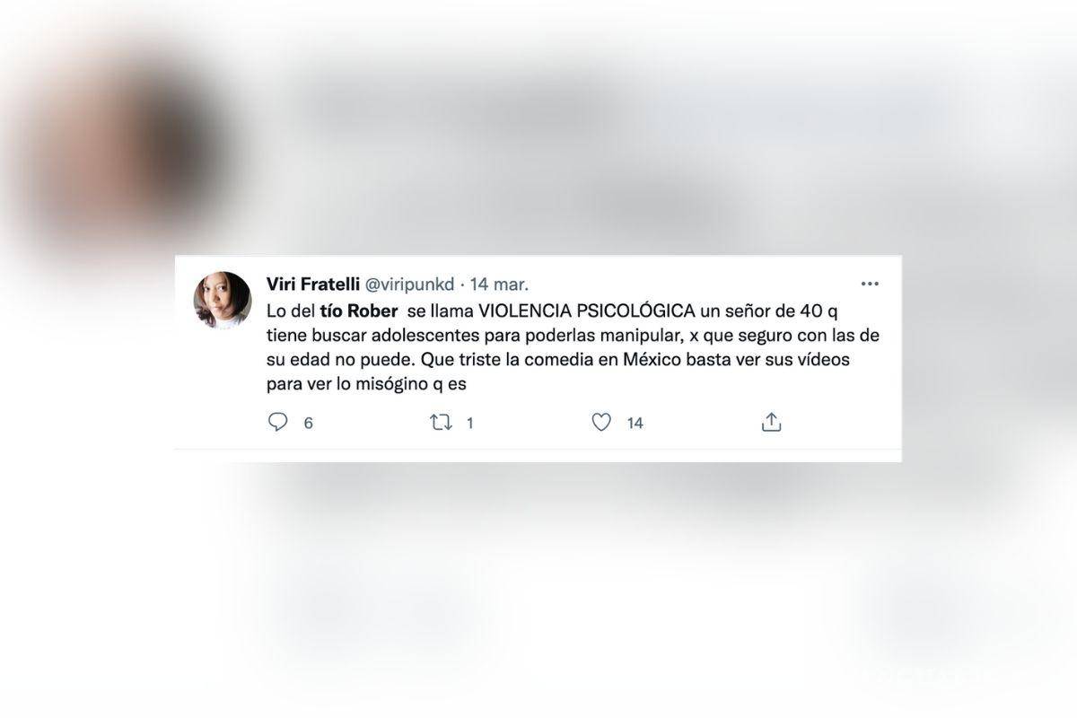 $!Los usuarios en redes sociales reprobaron las acciones del comediante, pues él era 20 años mayor que Sofía Díaz.