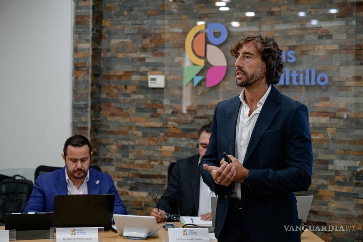 $!Iván José Vicente García, gerente general de Aguas de Saltillo.