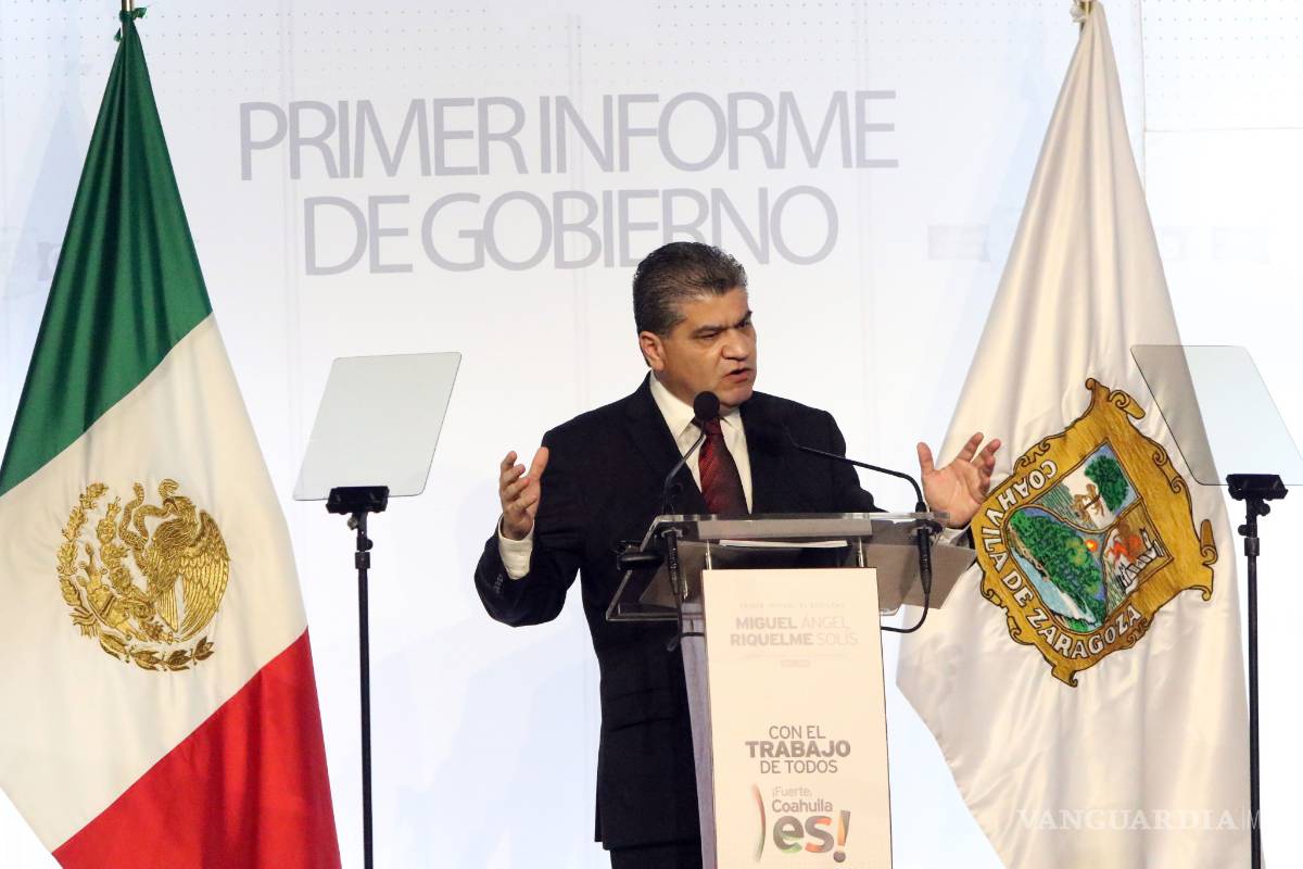 Tengan confianza en Coahuila: Gobernador en primer informe