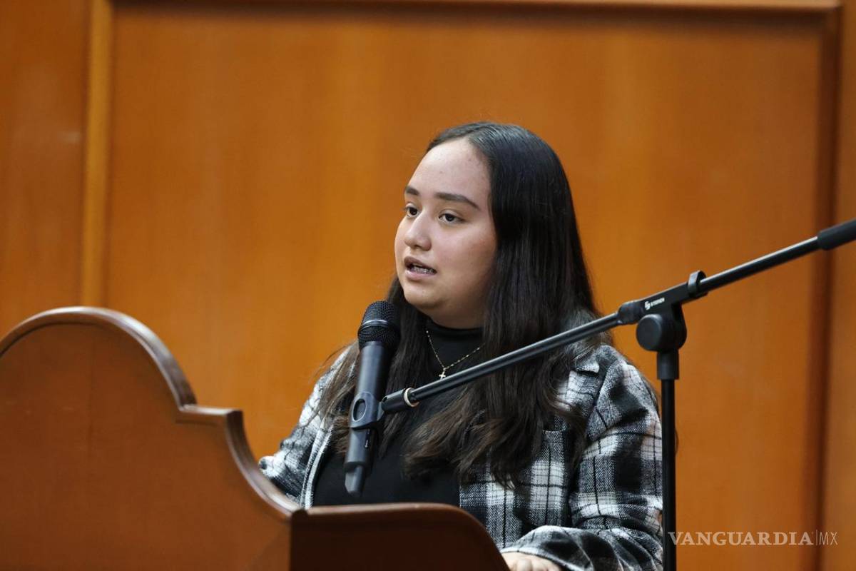 $!Karen Janeth Arriaga García compartió su experiencia y agradeció el aprendizaje adquirido.