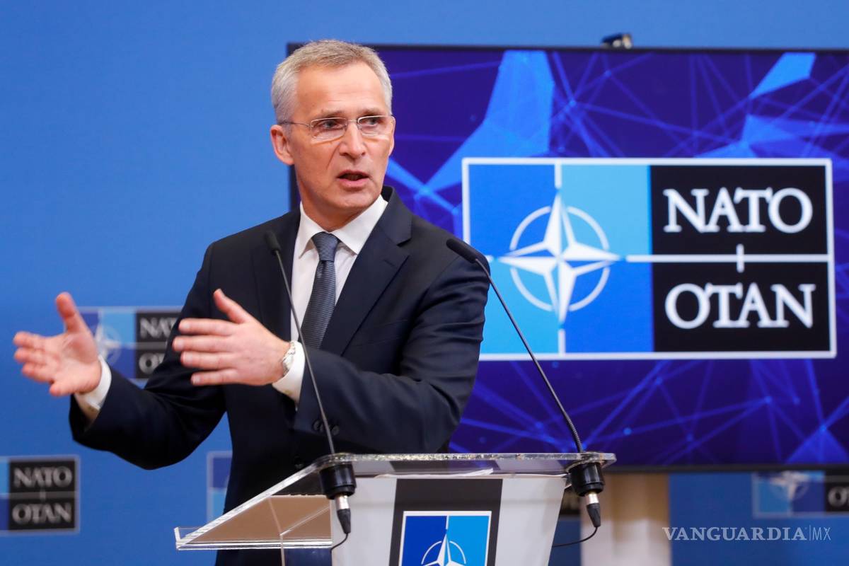 $!El secretario general de la Organización del Tratado del Atlántico Norte (OTAN), Jens Stoltenberg, da una conferencia en la sede de la OTAN en Bruselas, Bélgica.