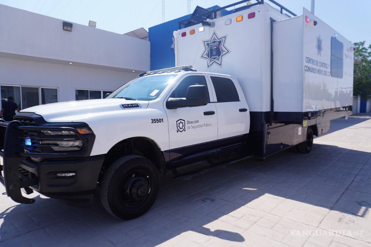 $!El Centro de Control y Comando Móvil complementa las labores de vigilancia y atención operativa de la corporación.