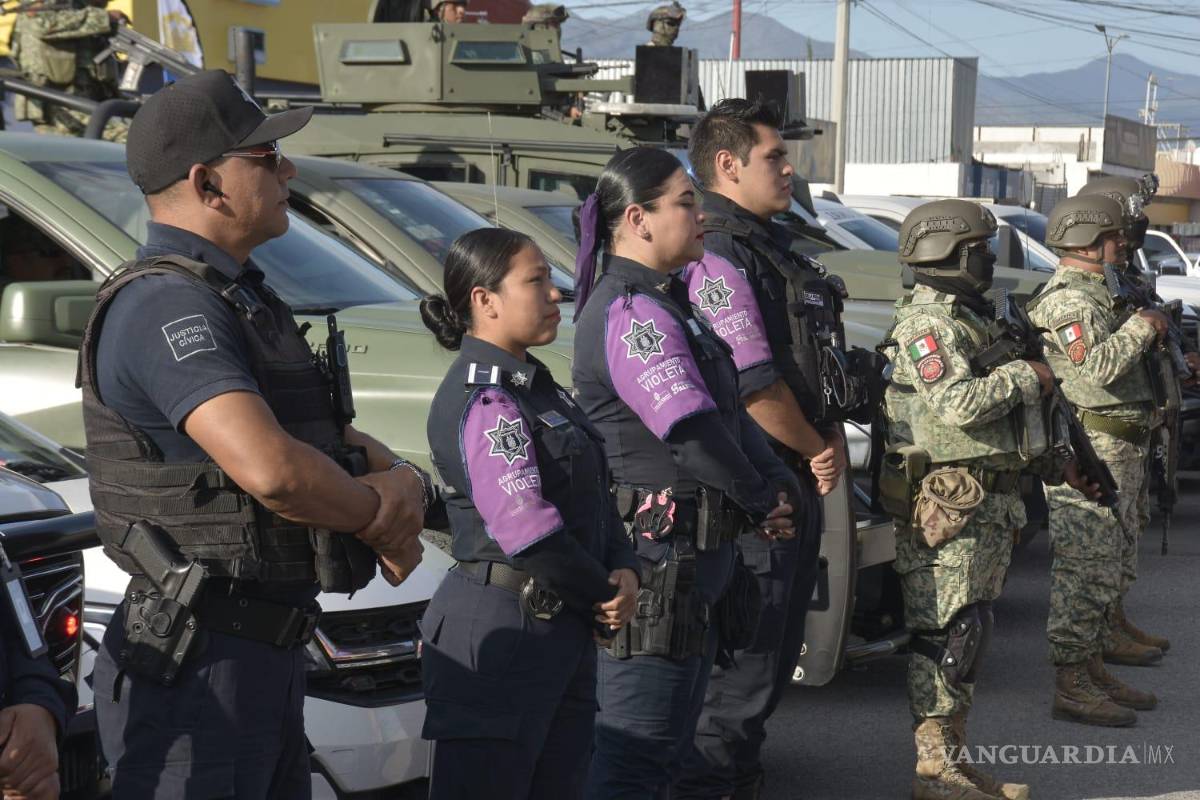 $!El despliegue contó con la participación de elementos del Ejército Mexicano, Guardia Nacional, Marina, Policía Estatal y corporaciones municipales.