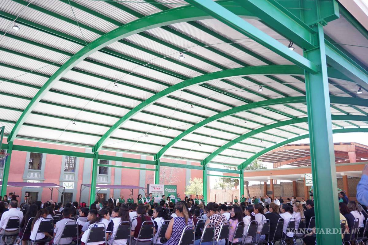 $!La nueva estructura permitirá realizar actividades cívicas, deportivas, académicas y culturales al aire libre durante todo el año.