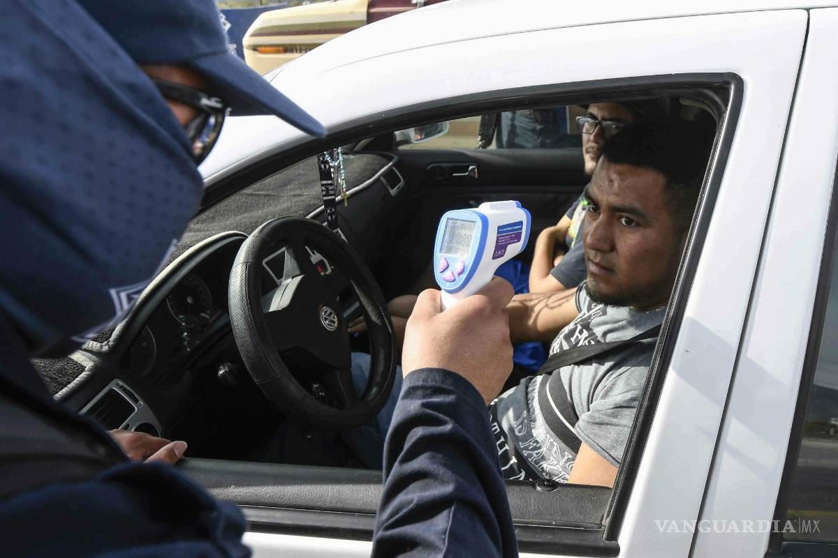Vigila policía que no entren posibles casos de coronavirus a Saltillo