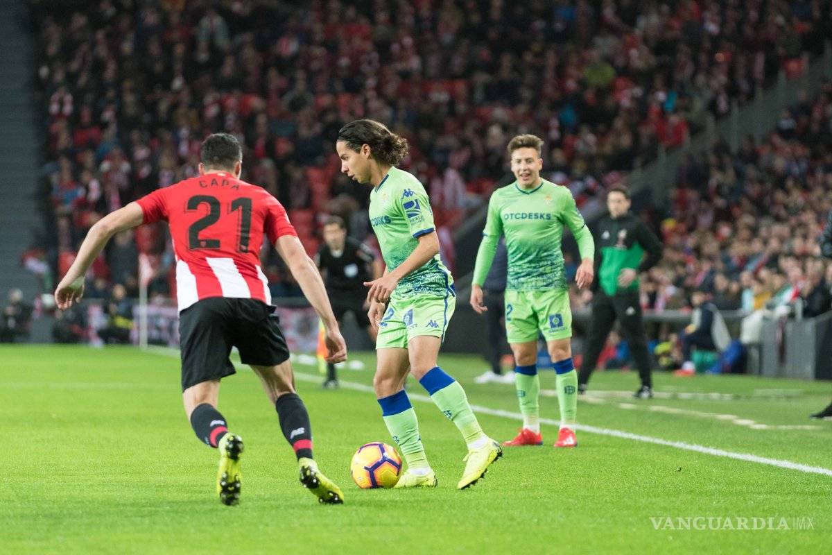 $!Lainez ya fue titular con el Betis, pero pierden ante el Bilbao