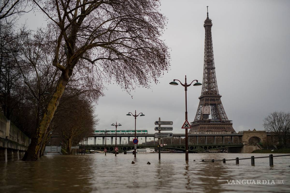 Río Sena se desborda inundando París (Fotos)