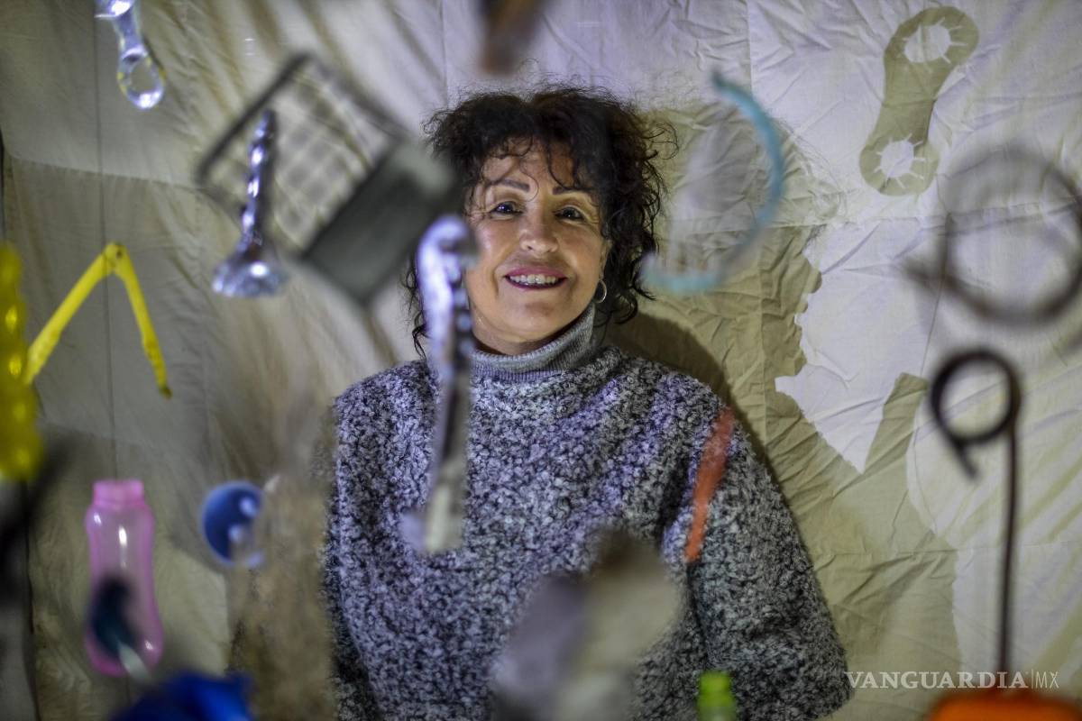 $!Mercedes Aqui, creadora de la obra.