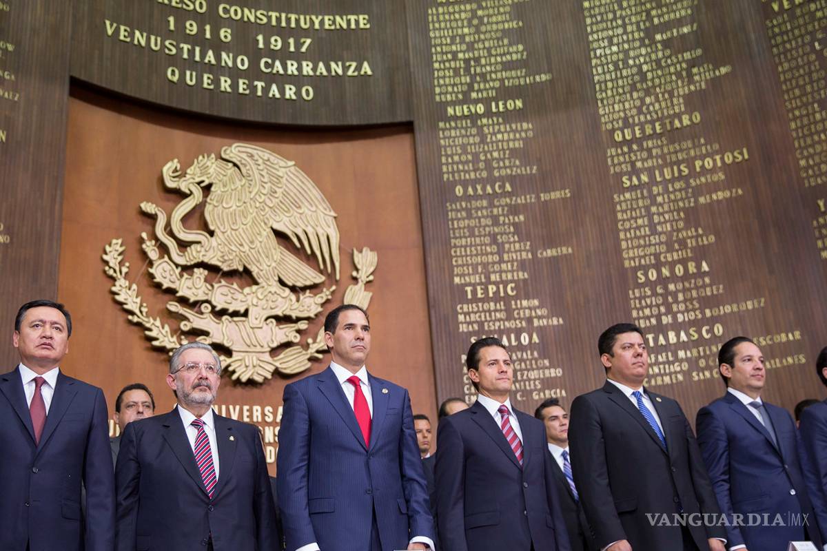 En el centenario de la Constitución Peña Nieto llama a la unidad
