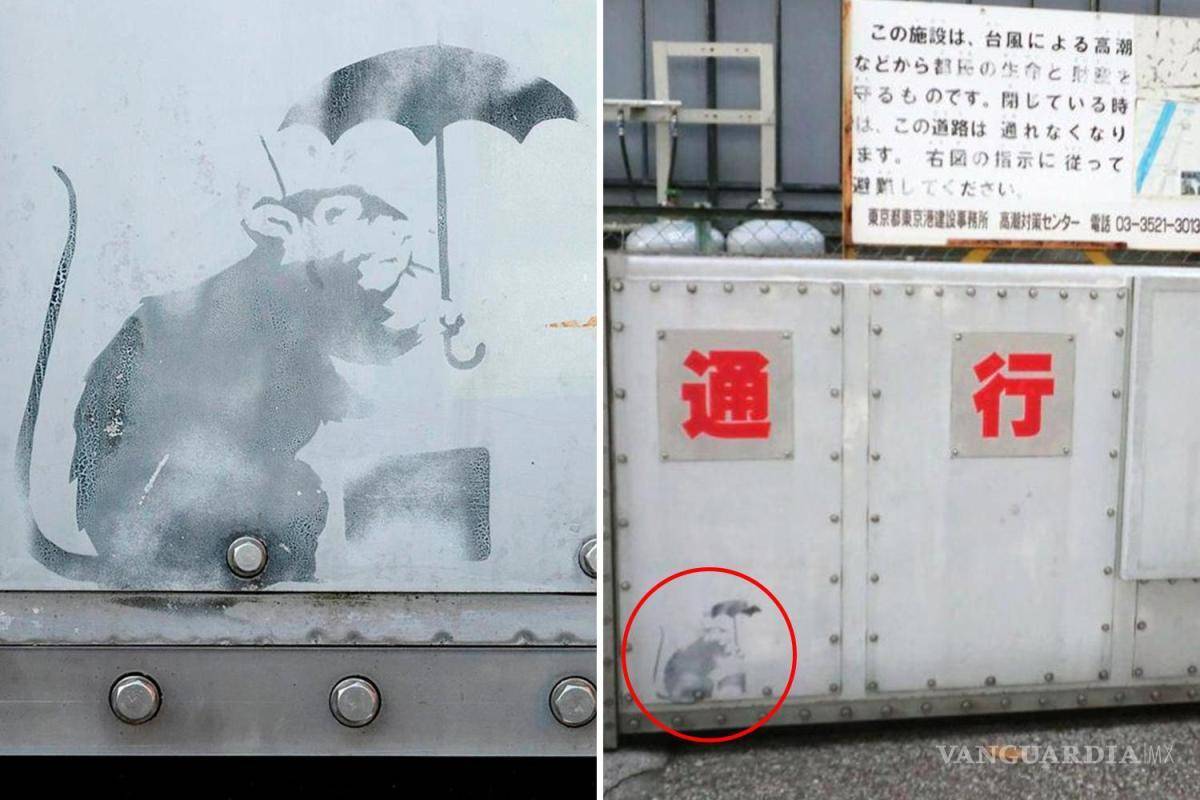 Un posible Banksy es descubierto en Japón