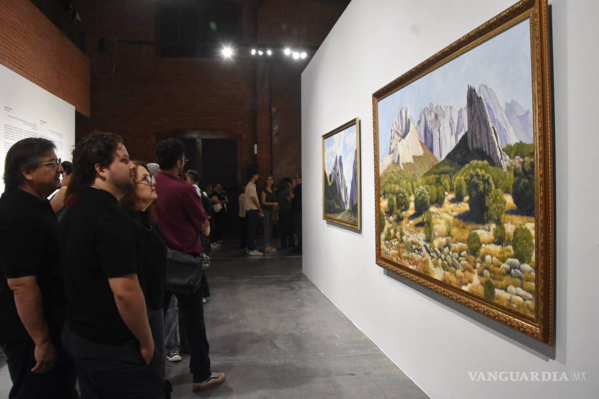 $!La muestra reúne 72 obras de Saskia Juárez inspiradas en los paisajes, montañas y tradiciones del noreste mexicano. FOTO: ARACELY CHANTAKA