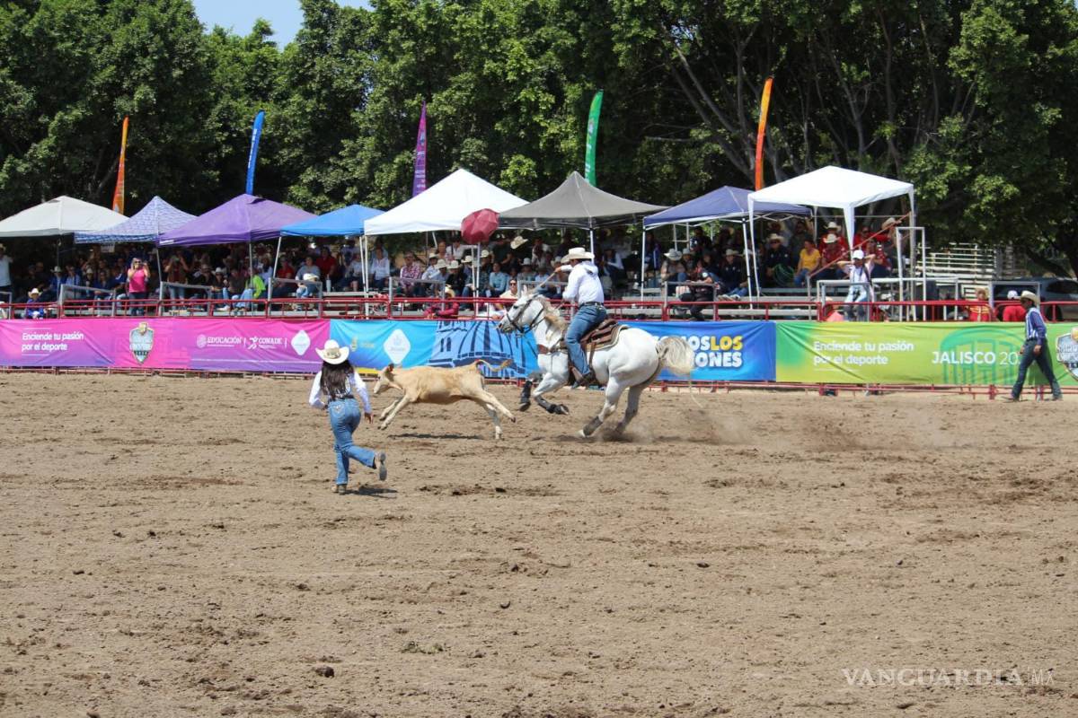 $!La delegación coahuilense conquistó dos oros, dos platas y un bronce en las pruebas de rodeo.