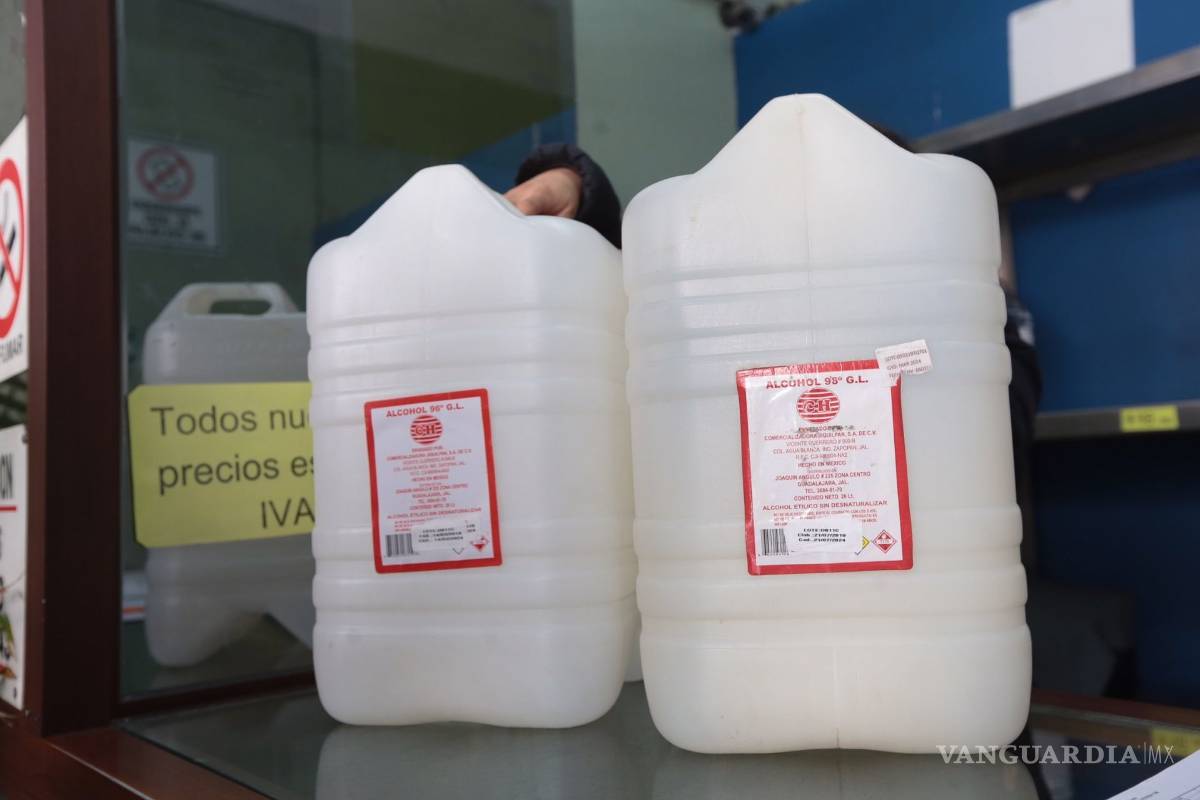 Sube costo de insumos para hacer alcohol