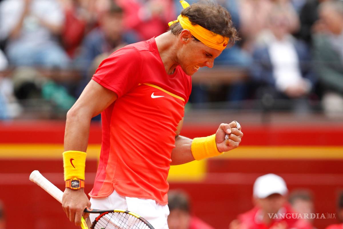 Gana e impone record Rafael Nadal en Copa Davis