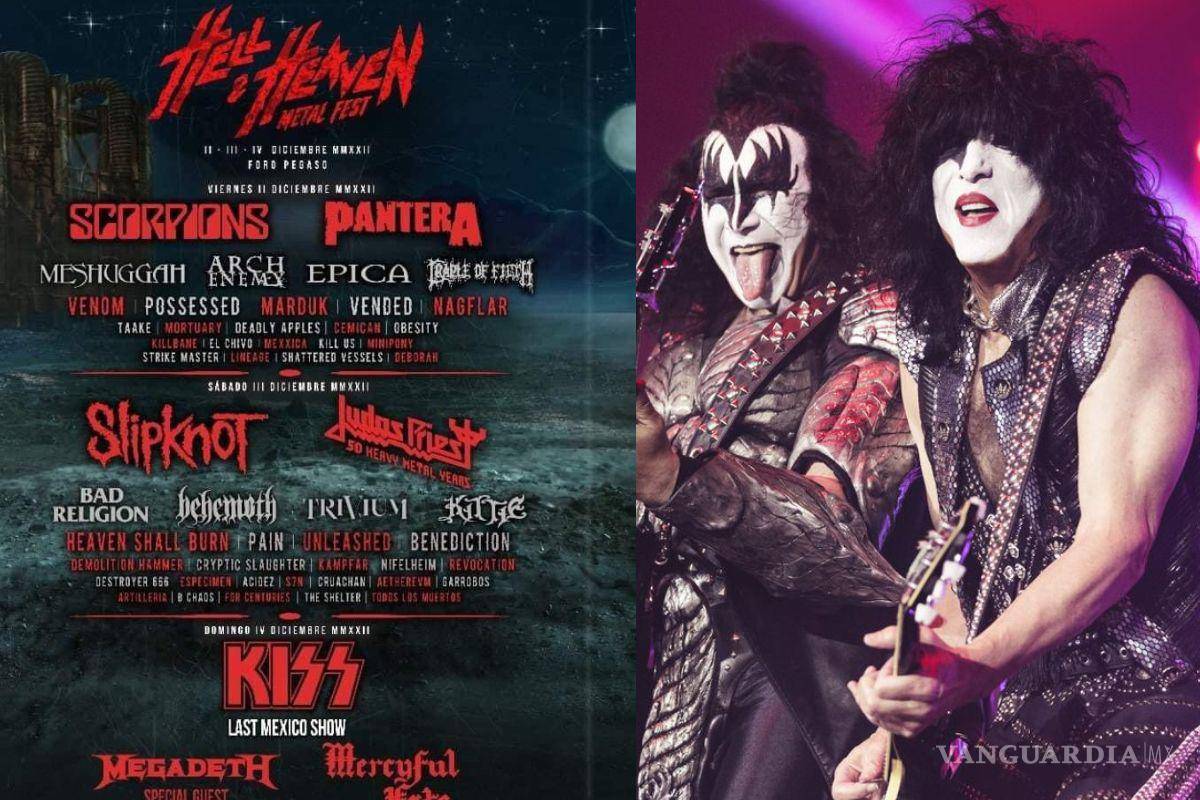 ‘Enloquecen’ con line-up: Reunirán a Pantera, KISS &amp; Scorpions en el escenario del ‘Hell and Heaven Fest’