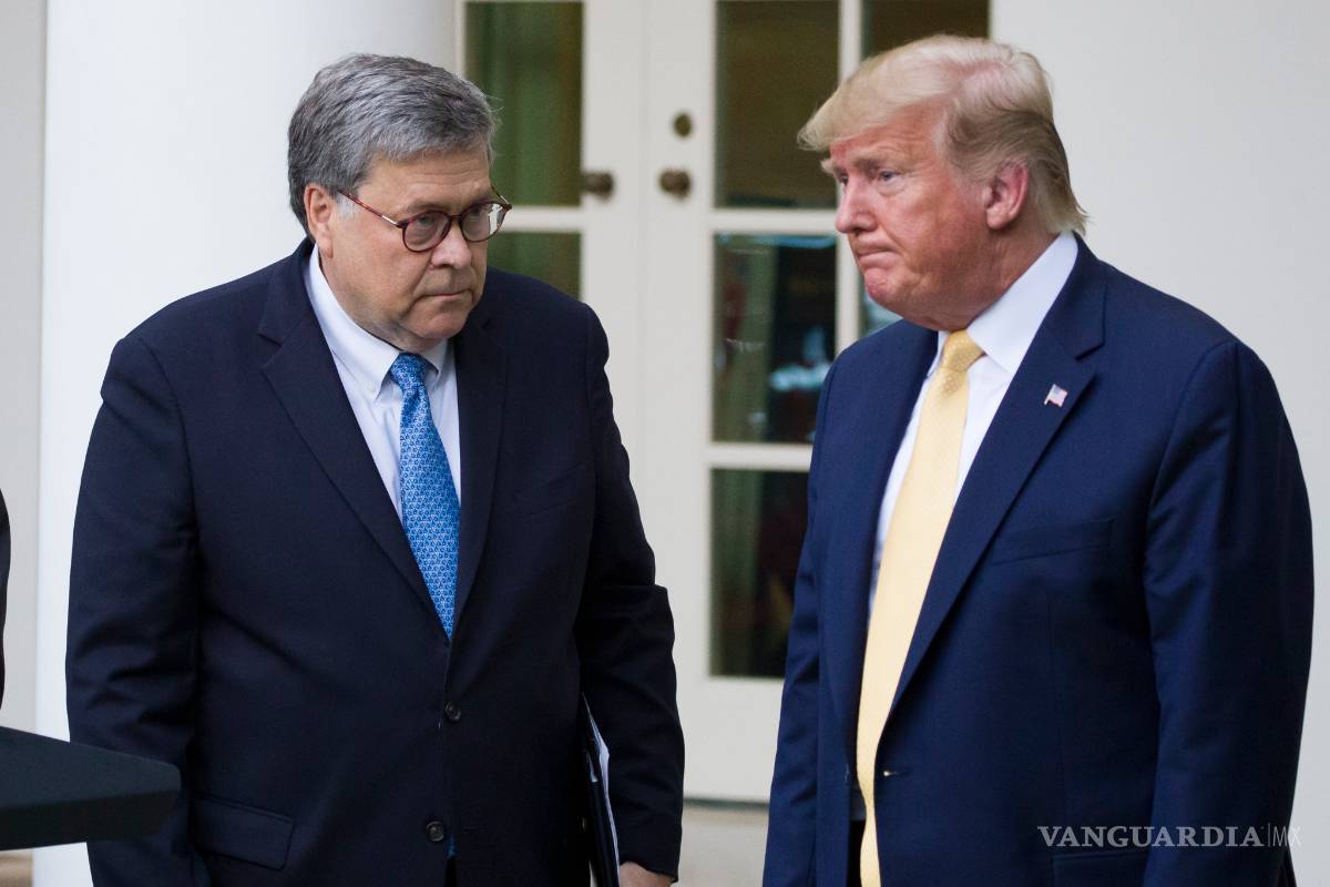 William Barr critica públicamente al presidente Donald Trump