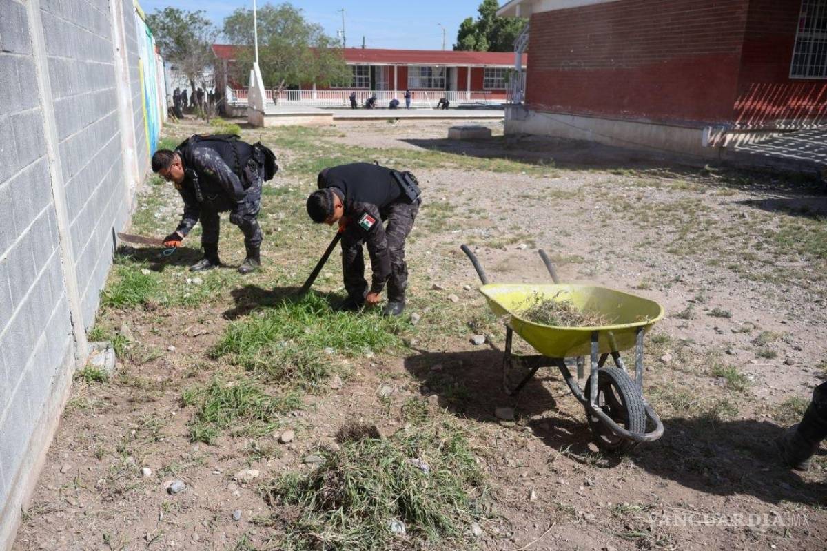 $!El objetivo de la brigada fue mejorar las áreas recreativas utilizadas por las y los estudiantes.