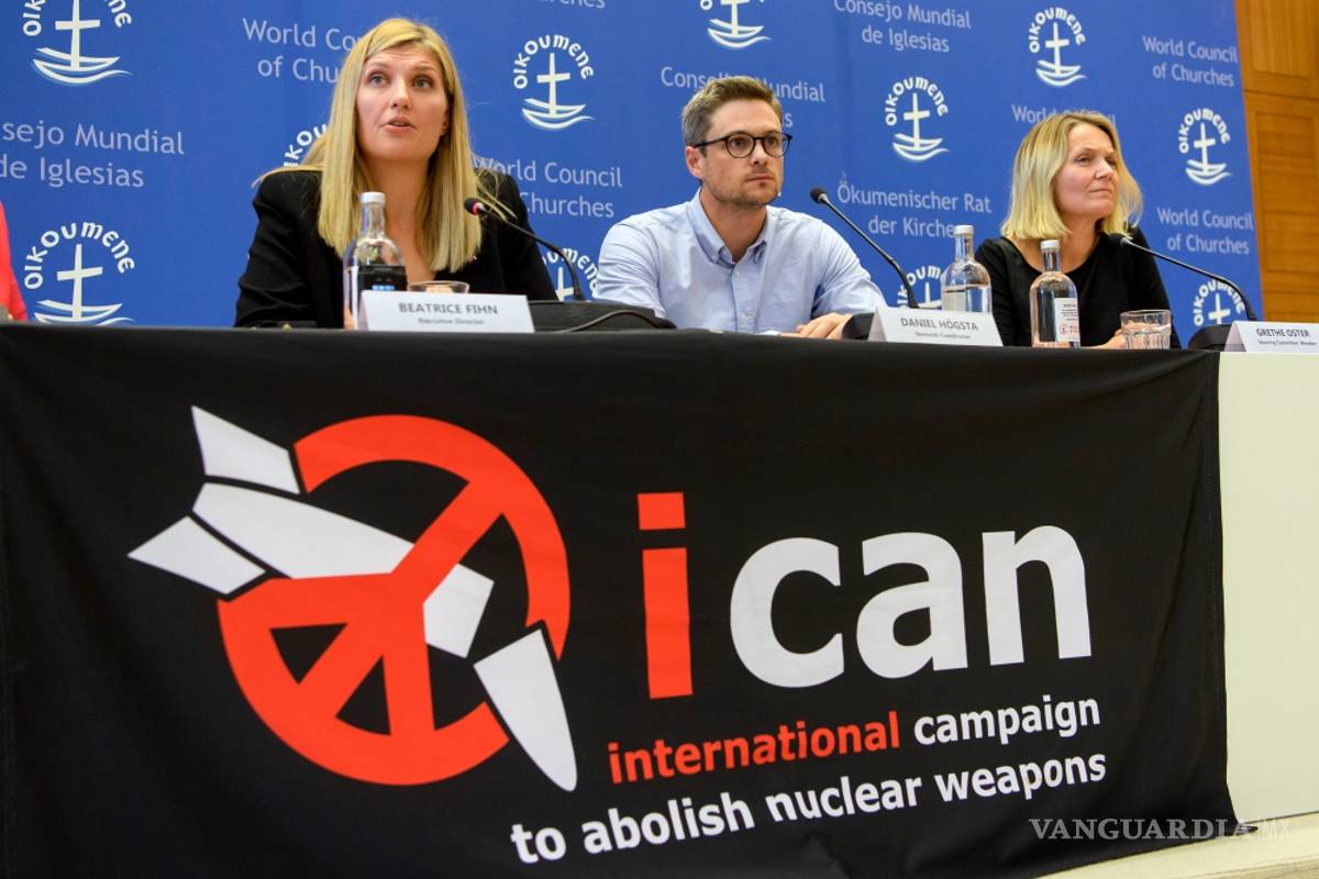 Otorgan el Nobel de la Paz a la lucha contra las armas nucleares