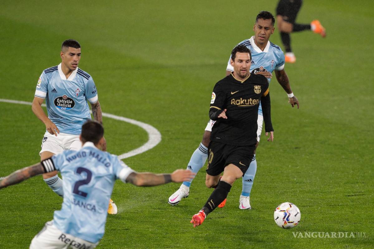 Barcelona ya está carburando; golea en su visita al Celta de Vigo