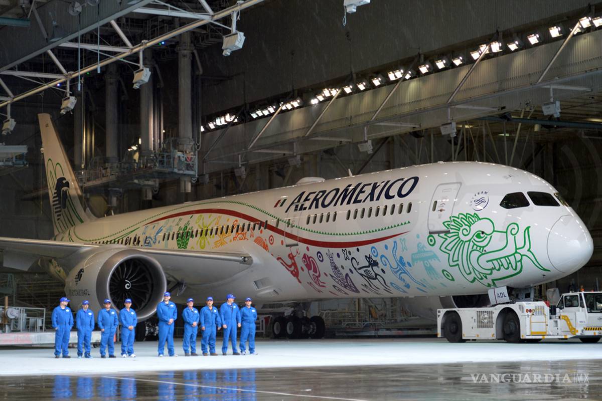 $!Conoce a "Quetzalcóatl", primer Boeing 787-9 Dreamliner de Aeroméxico (fotos)