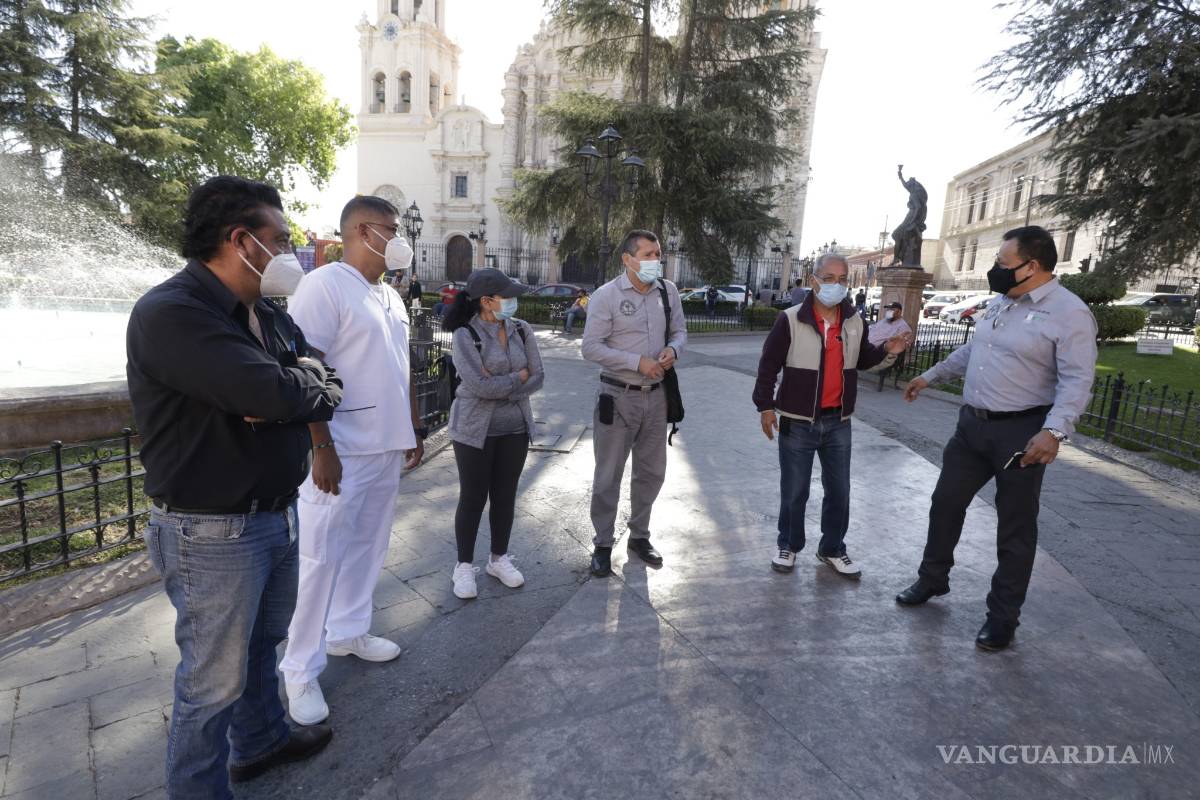 Reclama vacuna contra el COVID-19 personal de Salud en Saltillo