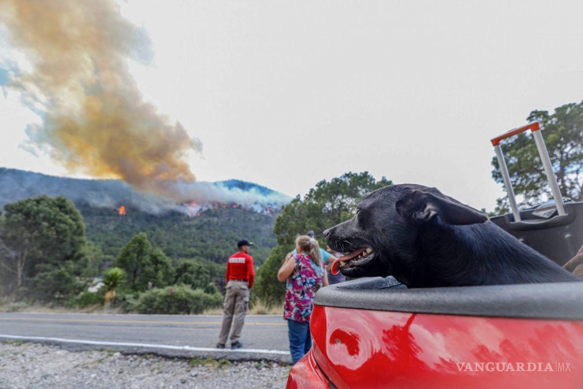 $!Saltillo, Coahuila 20 de mayo de 2022. Familias observaban los hechos mientras se lamentaban por las pérdidas que sigue causando el siniestro.