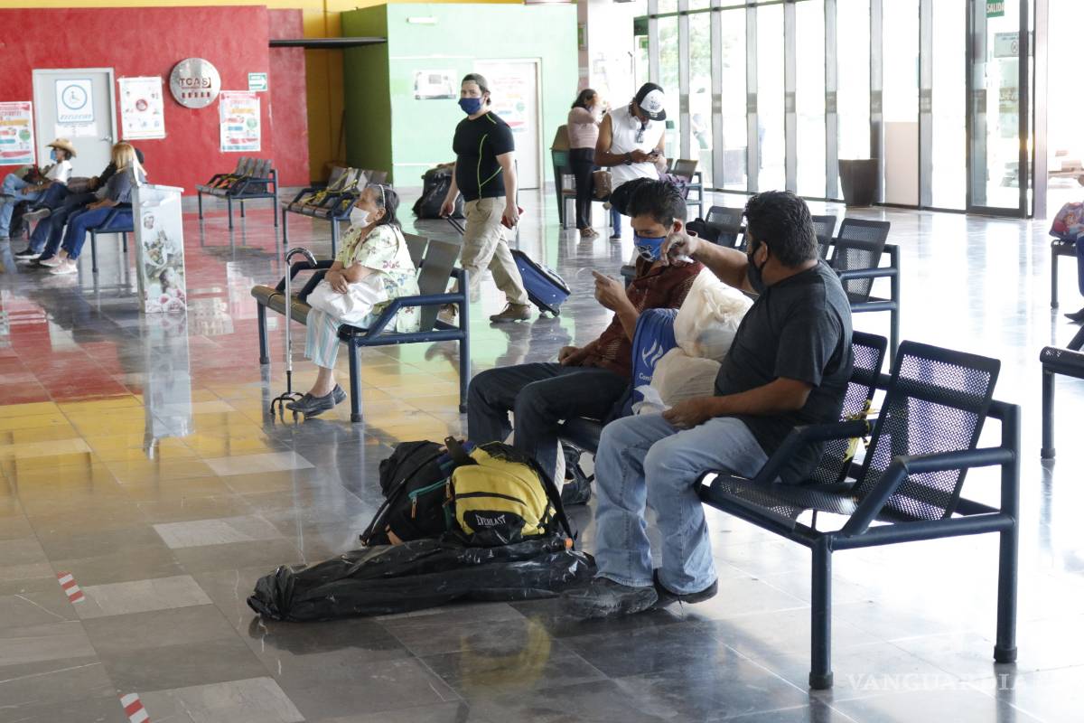 Aumenta 20 por ciento viajeros en la Central de Autobuses de Saltillo