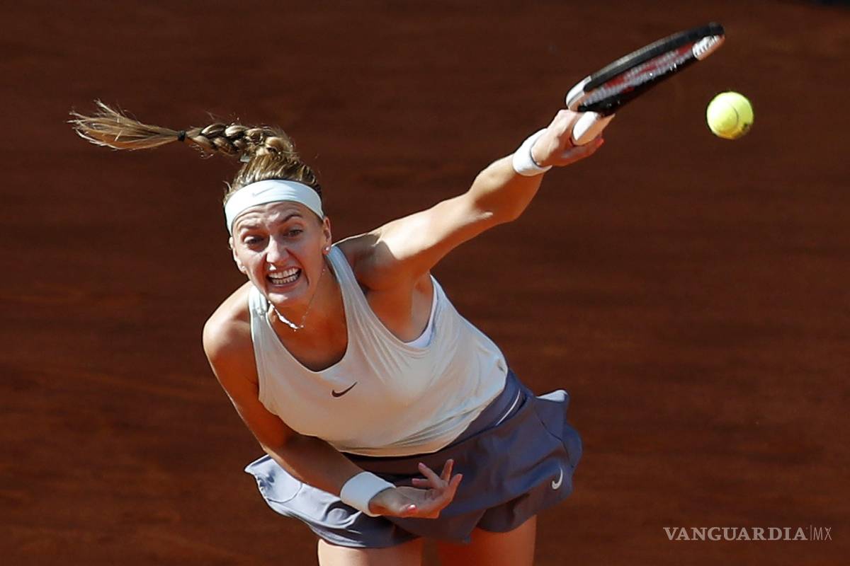 Petra Kvitova defiende su campeonato en el Mutua Madrid Open avanzando a la siguiente ronda