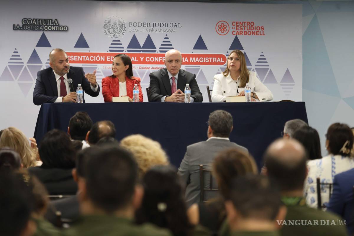 $!Carla Pratt explicó que su obra surgió de la necesidad de contar con los criterios judiciales disponibles durante las audiencias.