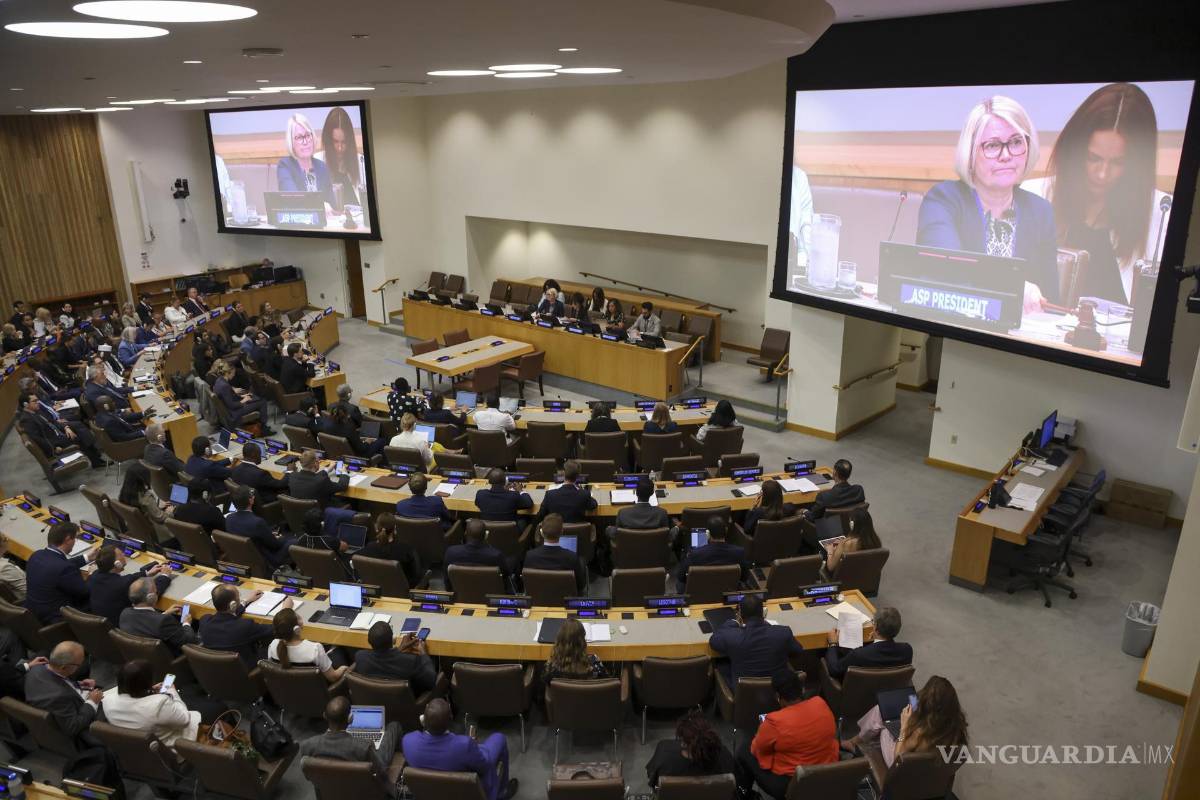 $!La Asamblea de los Estados Partes de la CPI inicia una sesión especial para votar sobre la destitución del fiscal de la CPI, Karim Ahmad Khan en Nueva York.
