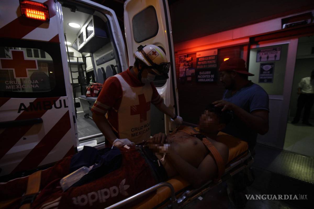 Asaltantes dejan gravemente herido a joven con arma blanca en Saltillo