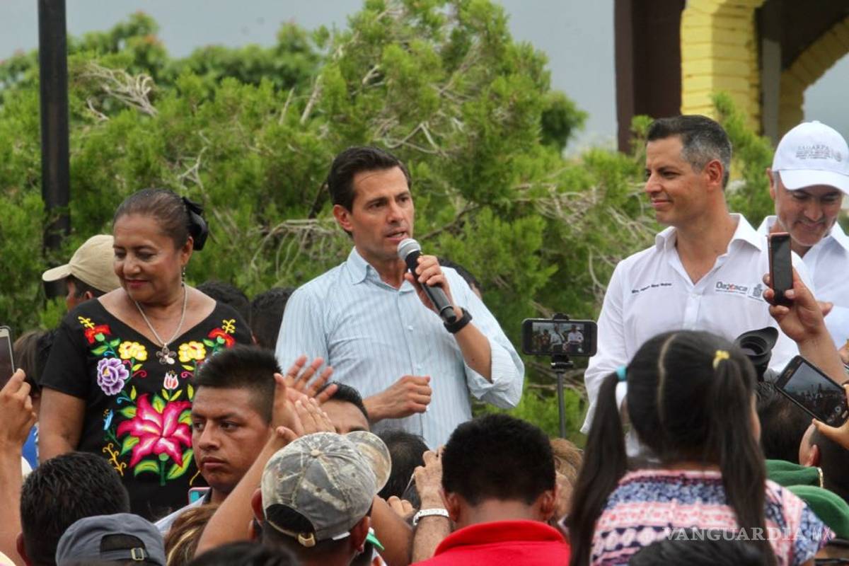 Viaja Peña a Jiquipilas, Chiapas, para evaluar atención tras sismo