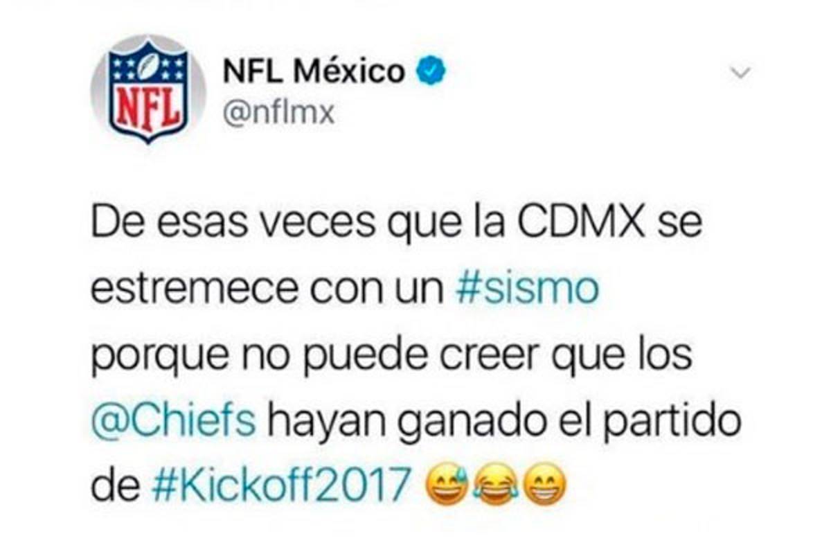 CDMX se estremece porque Chiefs ganaron, NFL México se burló del sismo