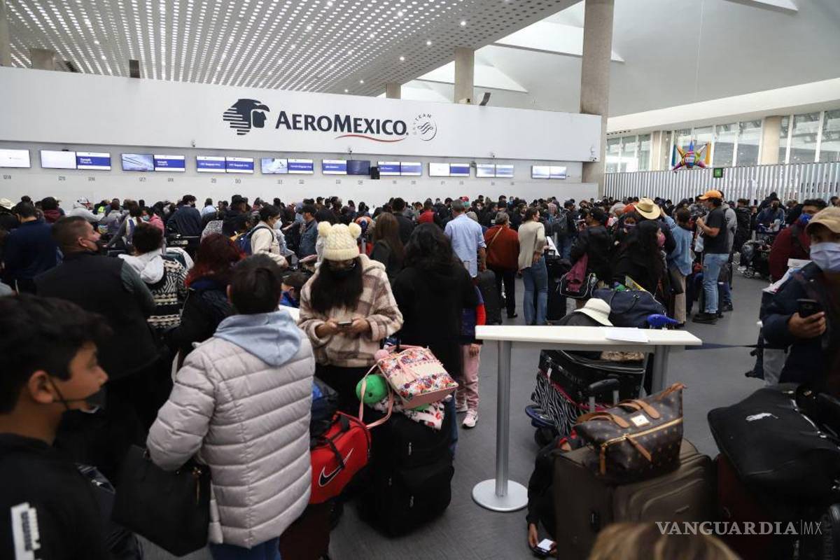 Aerolíneas deben al AICM más de 3 mil millones de pesos