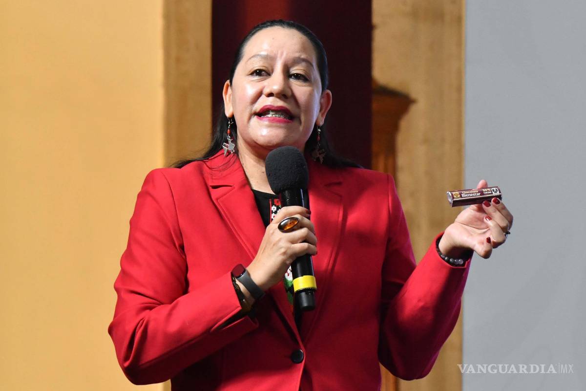 $!María Luisa Albores González, directora general de Alimentación para el Bienestar, recientemente presentó la línea de Chocolate Bienestar.