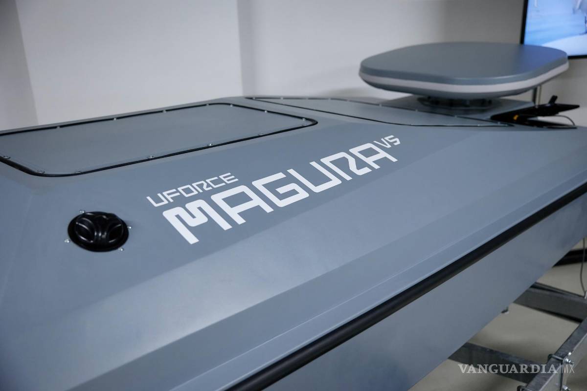 $!El dron marino Magura V5 que, según Ucrania, usó el martes en el mar Negro, parece ser la versión más reciente hecha por Kiev.