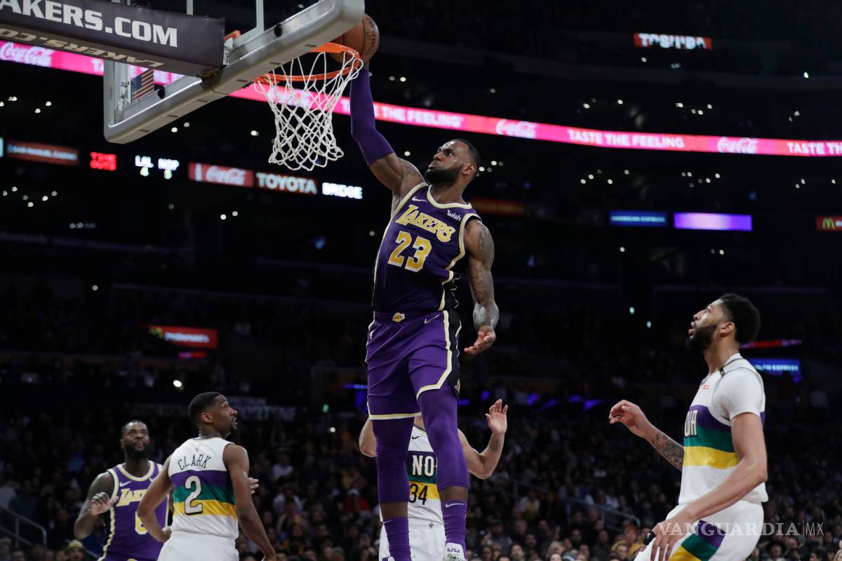 LeBron quiere entrar a playoffs como sea; anota 33 en el triunfo de Lakers contra Pelicans