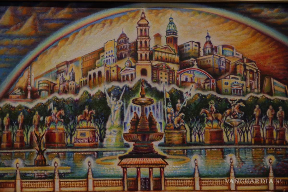 $!Saltillo, Coah. Mex. 19 de agosto del 2022 Inauguración de la expo gráfica Las Carretas de Tlaxcala en Saltillo, del artista Guillermo López (in memoriam) El evento fue en la galería del Centro cultural Vito Alessio Robles.