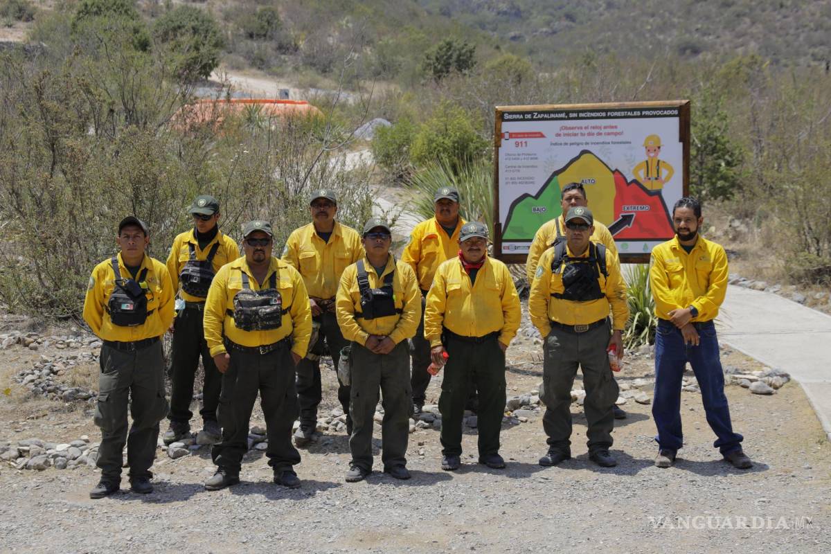 $!El cuerpo de camisas amarillas, brigadistas en combate de incendios forestales.