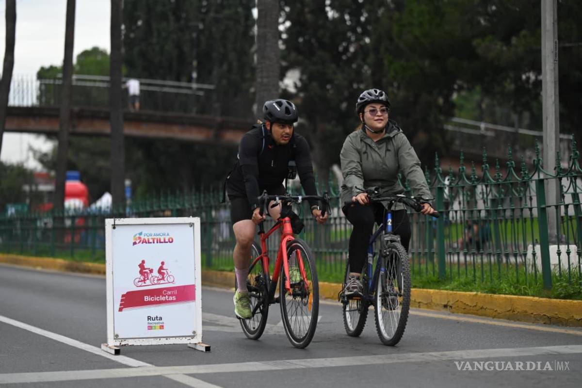 $!Niñas, niños y adultos aprovecharon la mañana para disfrutar de la Ruta Recreativa, que se realiza cada domingo de 7:00 a 13:00 horas.