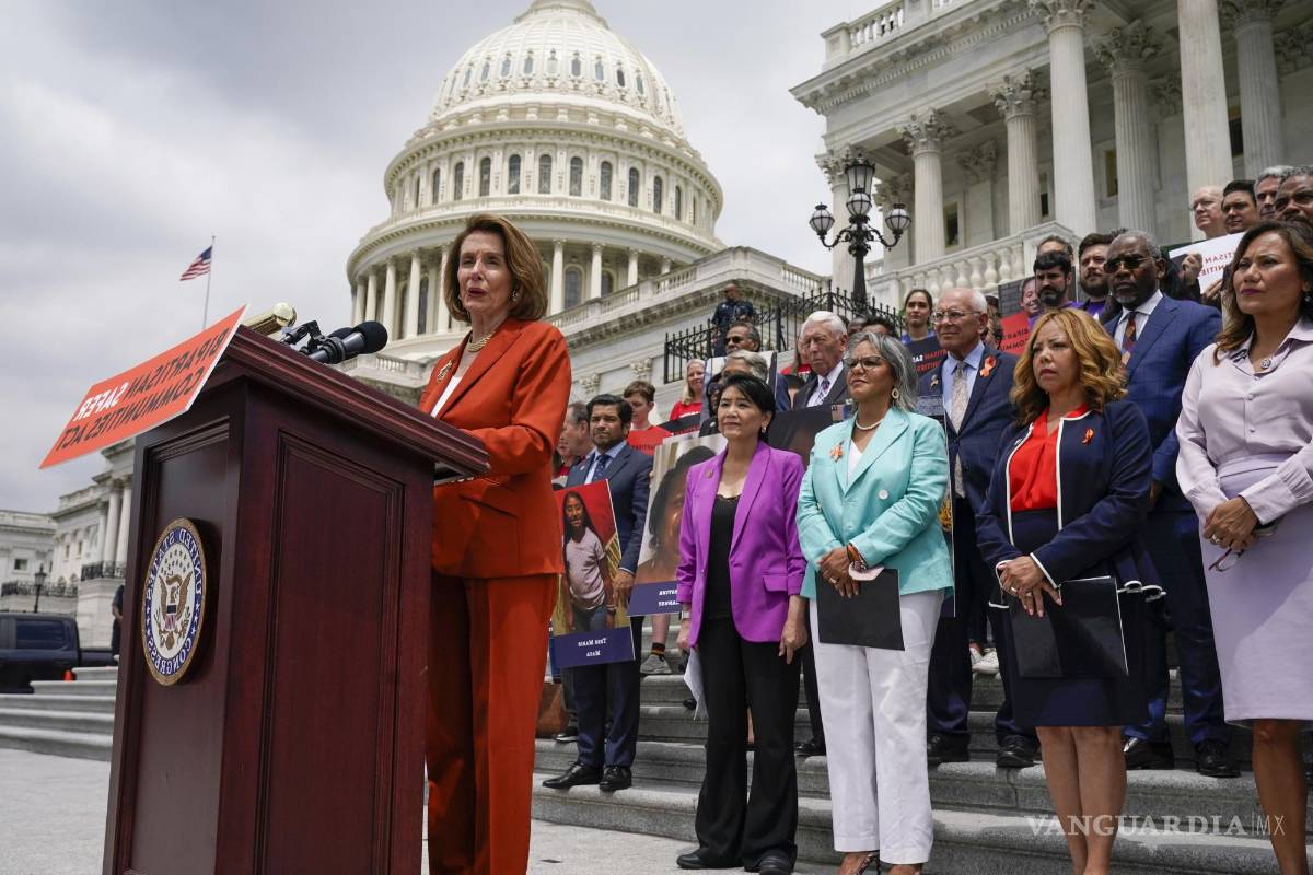 $!Nancy Pelosi, presidenta de la Cámara de Representantes.