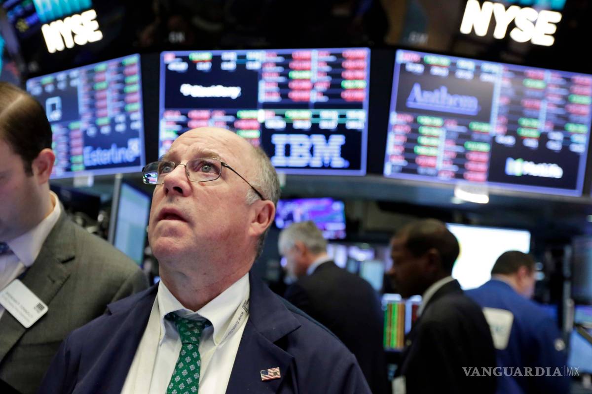 $!Nueva caída en Wall Street: El Dow Jones perdió 1.033 puntos