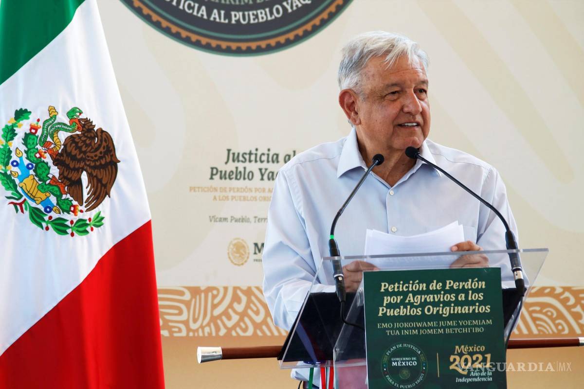 Pide perdón AMLO al pueblo Yaqui por injusticias en su contra