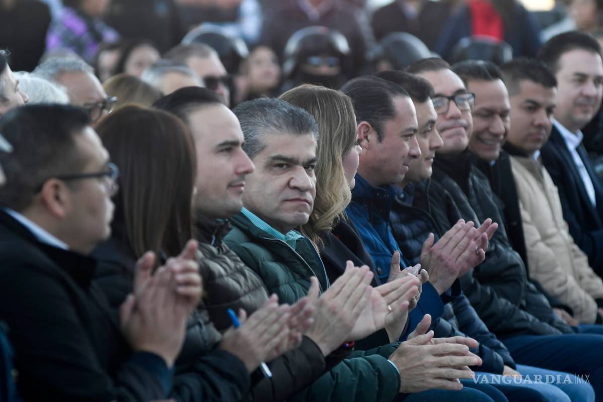 $!Entrega Miguel Riquelme 10 unidades tácticas a las fuerzas de seguridad en Coahuila