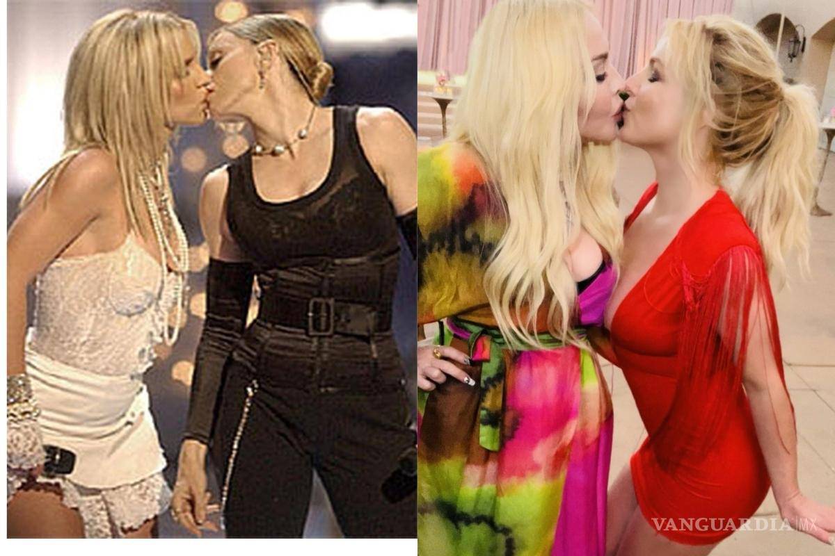 Madonna y Britney reviven su icónico beso en la boda de la cantante